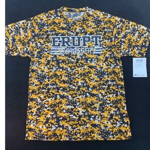 Erupt CrossFit Digital Camo T Shirt Mens Large Holloway Dry Excel Polyester